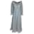 Autre Marque  Rixo Della Ruffled Swiss-Dot Midi Dress in Blue Cotton Light blue  ref.2046889