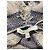 Poncho a righe con frange Maje Vona in cotone multicolore - vista 12