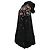 Red Valentino Rot Valentino bestickter Fransen-Cardigan aus schwarzer Wolle - Ansicht 2
