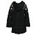 Red Valentino Rot Valentino bestickter Fransen-Cardigan aus schwarzer Wolle - Ansicht 3