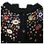 Red Valentino Rot Valentino bestickter Fransen-Cardigan aus schwarzer Wolle - Ansicht 5