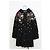 Red Valentino Rot Valentino bestickter Fransen-Cardigan aus schwarzer Wolle - Ansicht 7