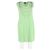 Abito mini decorato Moschino Cheap and Chic in seta verde - vista 4