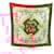 Hermès Hermes Vintage Silk Scarf Red Les Becanes 1954 Hugo Grygkar  ref.2046915
