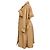 Abrigo Trench Simone Rocha en poliamida marrón Castaño Roja - vista 3