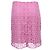 Minifalda de encaje guipur rosa de lana con logo 4G de Givenchy Castaño - vista 3