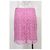 Minifalda de encaje guipur rosa de lana con logo 4G de Givenchy Castaño - vista 7