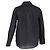 Camisa de placket largo em jacquard Ganni em poliéster preto - vista 3