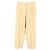 Sandro Paris Wide-Leg Trousers in Yellow Cotton