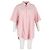 Camicia a maniche corte a righe verticali Ralph Lauren in cotone rosa - vista 4