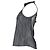 Autre Marque Top sin mangas de cuero negro con espalda transparente y botones de Dion Lee - vista 2