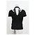 Blouse découpée Michael Kors en laine noire - vue 7