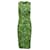 Michael Kors Printed Sheath Dress in Green Cotton  ref.2046973