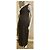 Marchesa Einseitig besetztes Seidenchiffon-Kleid mit Schmuck Grau - Ansicht 5