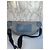 Marsupio Jimmy Choo in pelle blu chiaro e nero effetto coccodrillo - vista 7