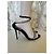 Sandali Giuseppe Zanotti con Strass Neri in Vernice 38 Nero - vista 3