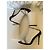 Sandali Giuseppe Zanotti con Strass Neri in Vernice 38 Nero - vista 6