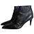 Stivaletti Miu Miu in pelle nera Nero
