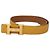 Hermès Cinturón de cuero HERMES Constance 31,5"" Amarillo Auth 111952 - vista 13