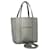BALENCIAGA Everyday Tote XXS Hand Bag Leather 2way Silver Silver Auth 114036 Silvery  ref.2047923
