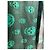 Foulard ALEXANDER MCQUEEN T. Seta Verde - vista 4