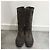 Botas PRADA T.EU 35.5 de ante Castaño - vista 2