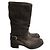Botas PRADA T.EU 35.5 de ante Castaño - vista 6