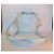 Autre Marque Mini borsa Fiorucci turchese in ecopelle - vista 3