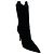 Botas Wayne de terciopelo negro Alexandre Vauthier