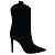 Botas Wayne de terciopelo negro Alexandre Vauthier - vue 2