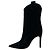 Botas Wayne de terciopelo negro Alexandre Vauthier - vue 3