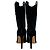 Botas Wayne de terciopelo negro Alexandre Vauthier - vue 5