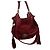 Borsa Lancel Paris Le Brigitte Bardot Edizione Limitata Saint Tropez Rosso Rosso Scuro Bordò