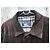 Giacca in suede Burberry marrone scuro - vista 3