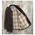 Giacca in suede Burberry marrone scuro - vista 5