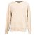 Moletom Oversized com Patch de Rosto Acne Studios em Algodão Bege