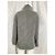 Theory Classon Zipped Fleece-Jacke aus grauem Polyester - Ansicht 13