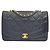 Chanel Vintage Diana Umhängetasche Schwarz