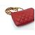 Timeless Borsa a tracolla mini classica senza tempo di Chanel Rosso - vista 14