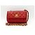 Timeless Borsa a tracolla mini classica senza tempo di Chanel Rosso - vista 2