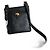 Mac Douglas Schultertasche aus schwarzem Leder