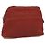 Hermès HERMES Bolide PM Pouch Canvas Red Auth am7641