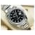 ROLEX Oyster PERPETUAL date black 115200 Mens Silvery Steel  ref.2048816