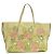 Borsa Tote Fendi in beige, rosa e verde