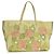 Borsa Tote Fendi in beige, rosa e verde - vista 11