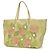 Borsa Tote Fendi in beige, rosa e verde - vista 2