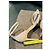 Saint Laurent Sandalo stiletto in pelle verniciata 'Jane' Beige - vista 6