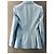 Alexander Mcqueen Crepe-Blazer in Hellblau - Ansicht 7