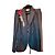 Alexander Mcqueen Blazer de viscosa negro adornado con coral de un botón