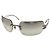 Chanel CC Logo Silber Klare Randlose Sonnenbrille 4068